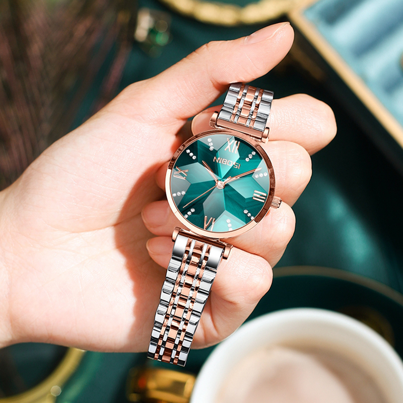 Luxury Watch Top 10 - NIBOSI-Montre à quartz étanche en acier