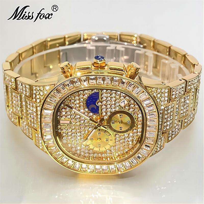 Luxury Watch Iceberg - MISSFOX-Montres en or de luxe pour