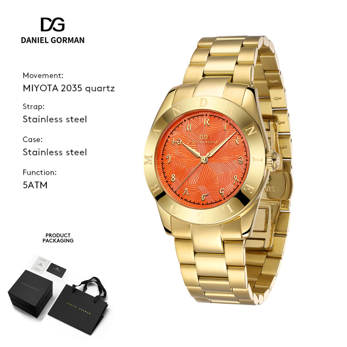 Montre à quartz pour femme Dan - Luxury Watch Gift For Her avis et prix