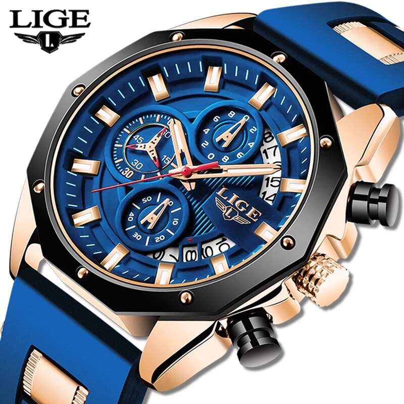 LIGE-Montre de sport en silico - Luxury Watch Investment avis et prix
