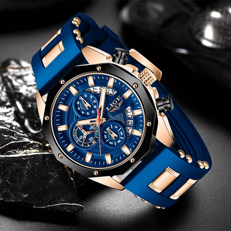 LIGE-Montre de sport en silico - Luxury Watch Investment avis et prix