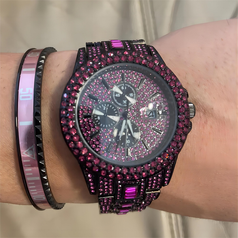 Vente chaude montre de glace r - Luxury Watch Iceberg avis et prix
