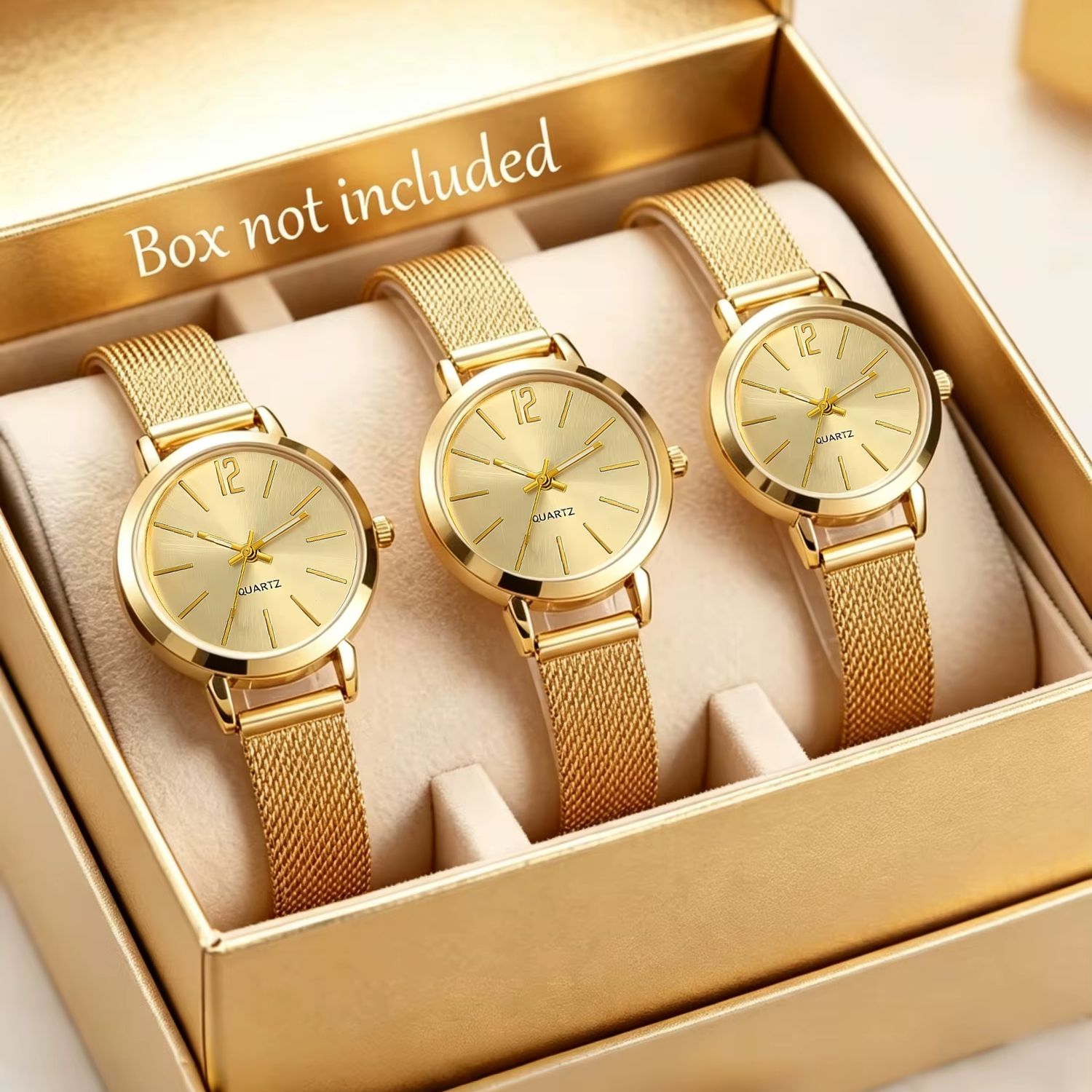 Ensemble de 3 montres rondes c - Luxury Watch Gift For Her avis et prix