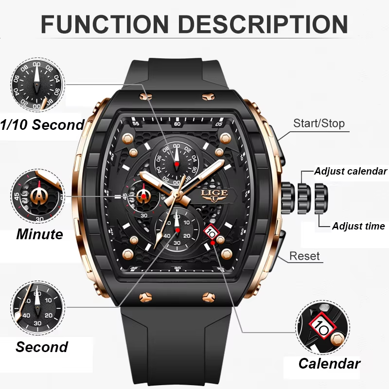 Montre de luxe pour homme LIGE - Luxury Watch Investment avis et prix