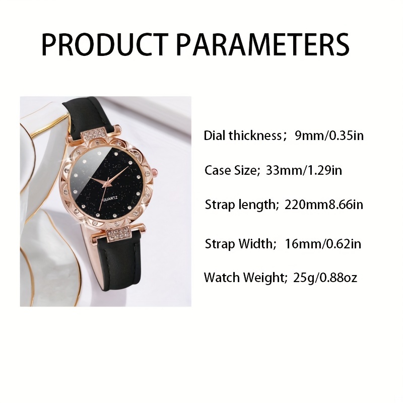 Montre à quartz Starry Fashion - Luxury Watch Gift For Her avis et prix