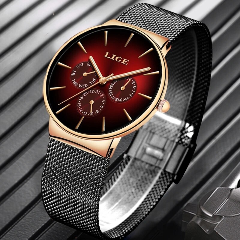 Nouveau LIGE Mode Hommes Montr - Luxury Watch Top 10 avis et prix